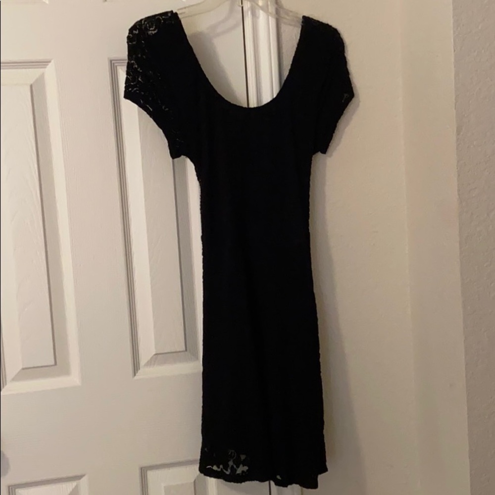 Black flowy dress